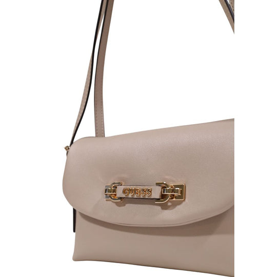 Guess Beige Polyethylene Handbag
