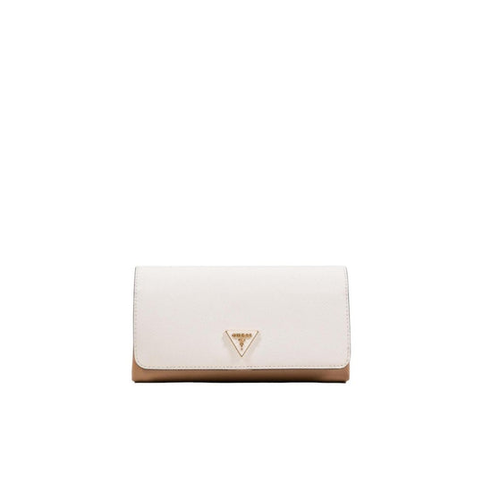 Guess Beige Polyethylene Clutch Bag