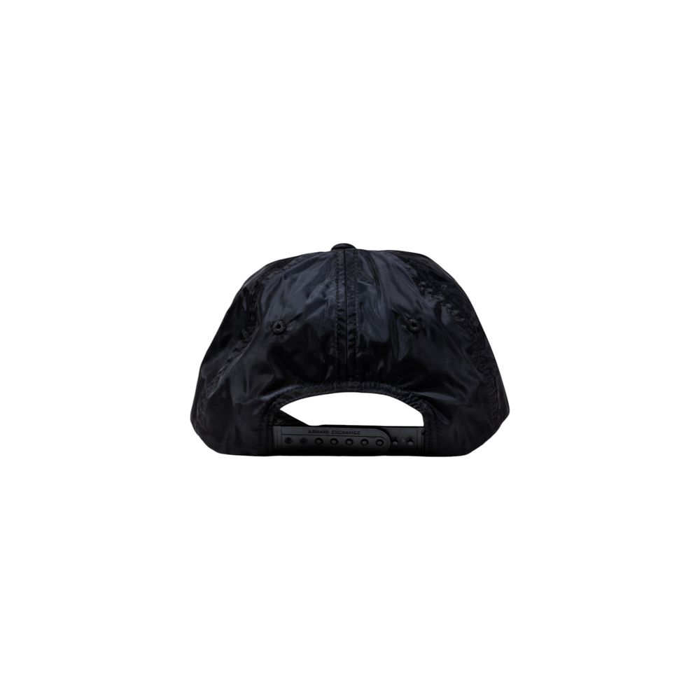 Armani Exchange Black Polyamide Cap (Baseball Hat)
