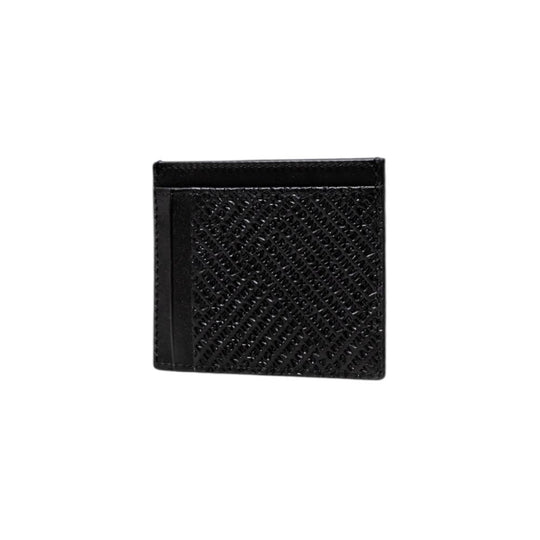 Armani Exchange Black Leather Cardholder