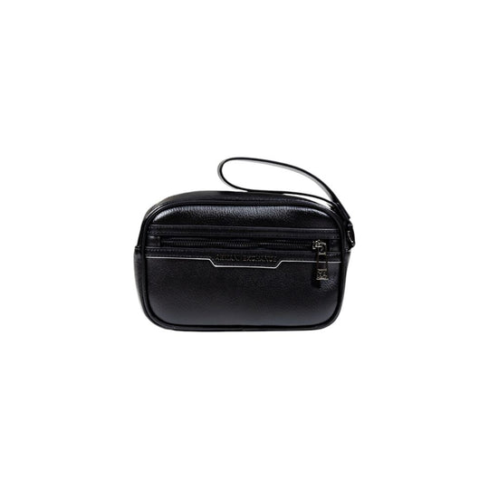 Armani Exchange Black Polyester Clutch Bag