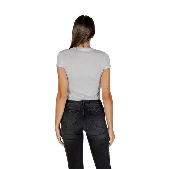 Armani Exchange White Cotton T-Shirt