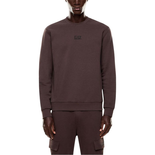 EA7 Emporio Armani Brown Cotton Sweatshirt