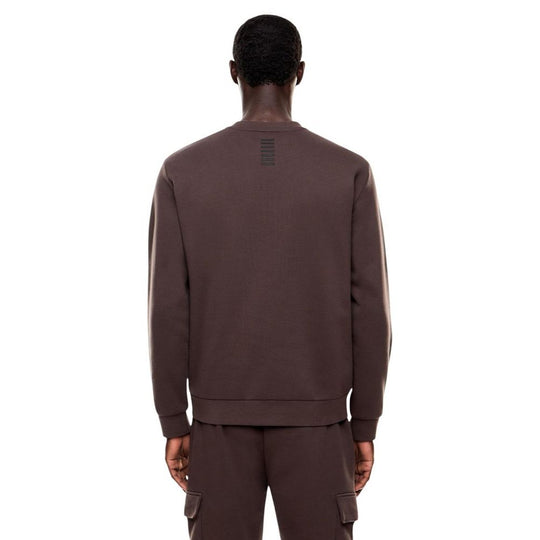 EA7 Emporio Armani Brown Cotton Sweatshirt
