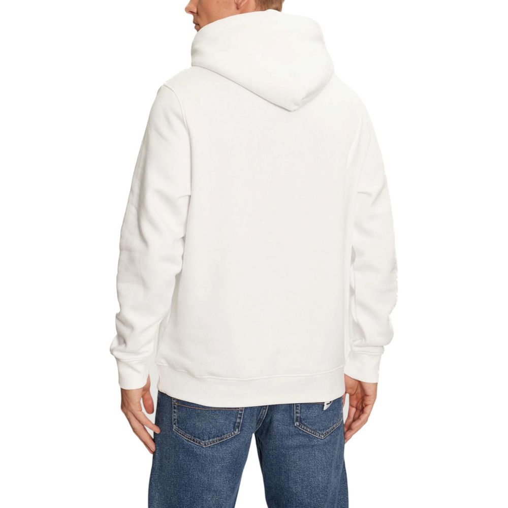 Tommy Hilfiger Jeans White Cotton Hoodie