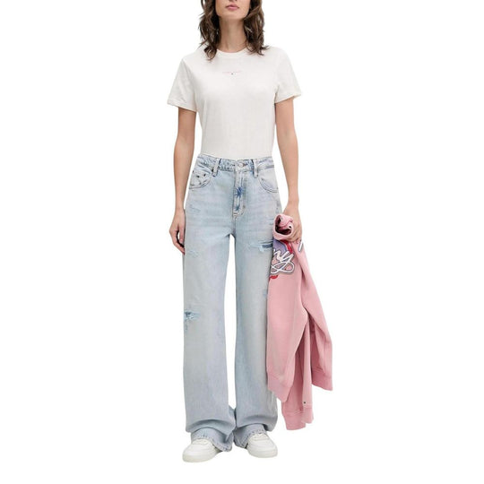 Tommy Hilfiger Jeans Light Blue Recycled Cotton Mom Jeans