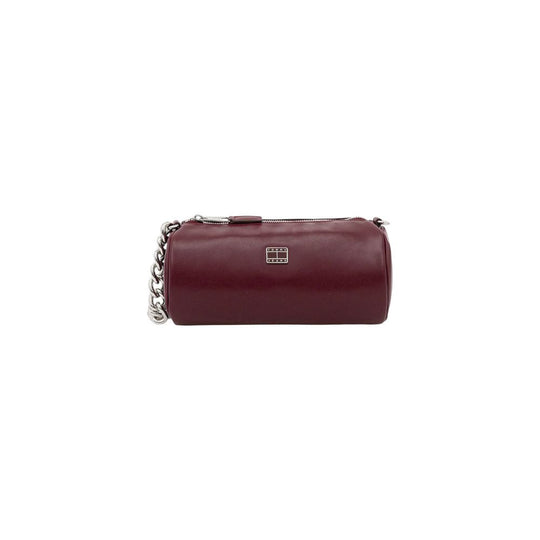 Tommy Hilfiger Jeans Bordeaux Artificial Leather Handbag