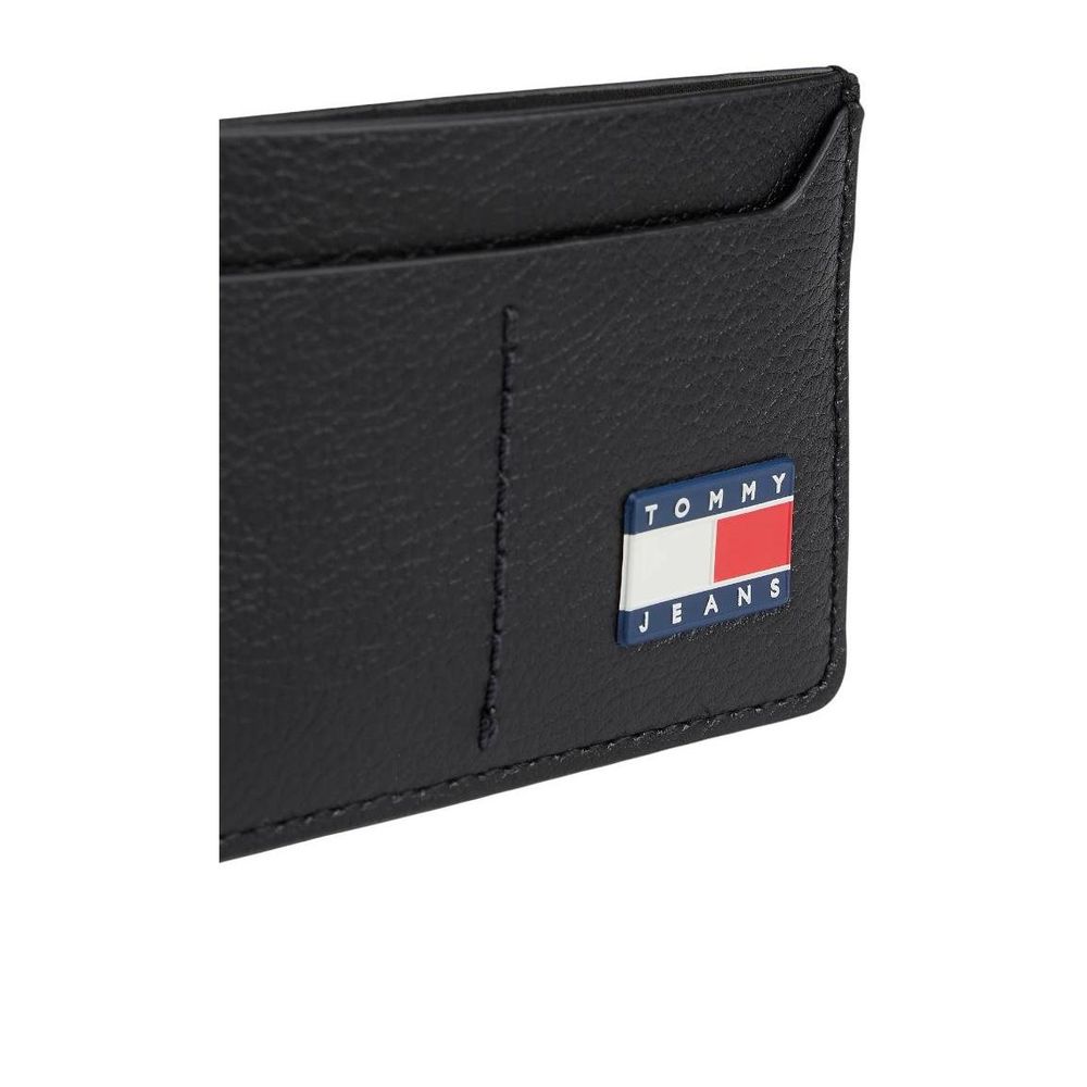 Tommy Hilfiger Jeans Black Leather Cardholder