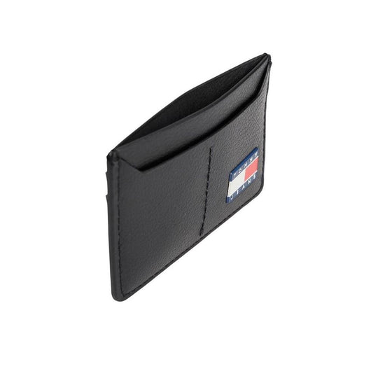 Tommy Hilfiger Jeans Black Leather Cardholder