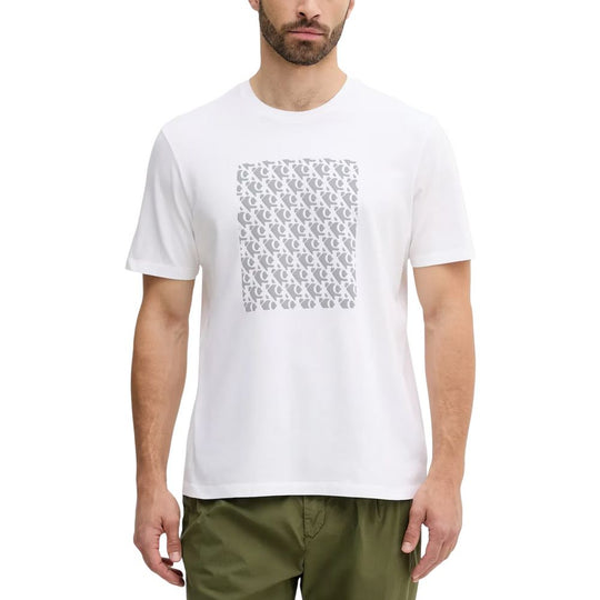 Calvin Klein Jeans White Cotton T-Shirt
