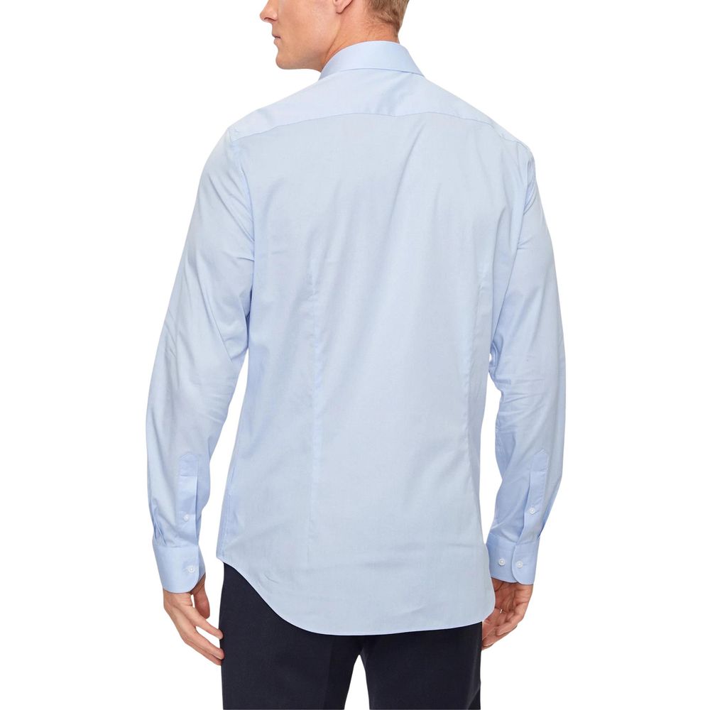 Tommy Hilfiger Blue Organic Cotton Dress Shirt