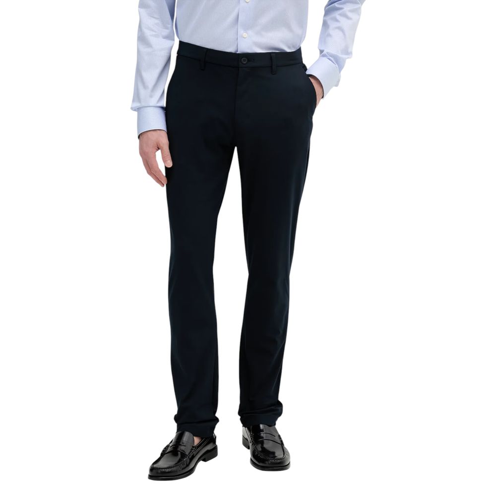 Tommy Hilfiger Blue Polyester Casual Pants
