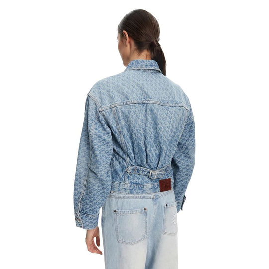Calvin Klein Jeans Light Blue Cotton Denim Jacket