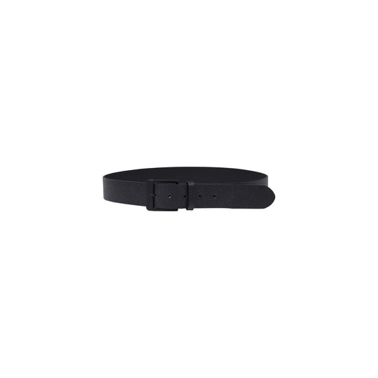 Calvin Klein Black Leather Regular Belt