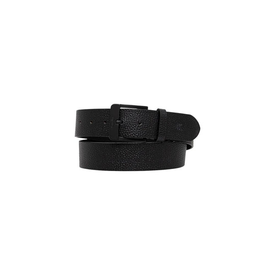 Calvin Klein Black Leather Regular Belt