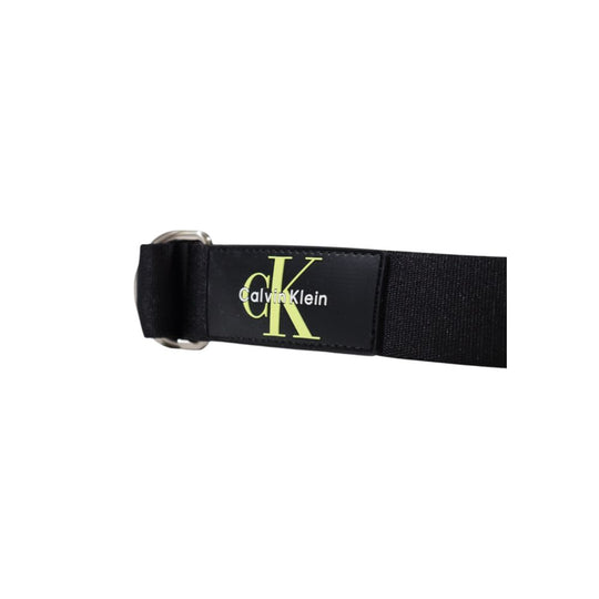 Calvin Klein Black Recycled Polyester Belt