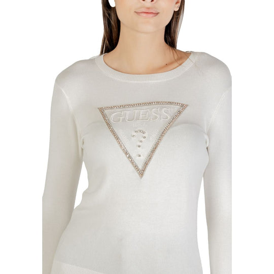 Guess Cream Viscose Sweatshirt