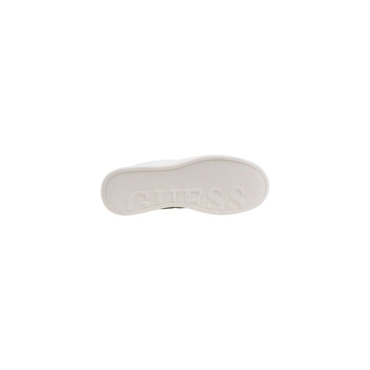 Guess White Polyethylene Platform Sneakers