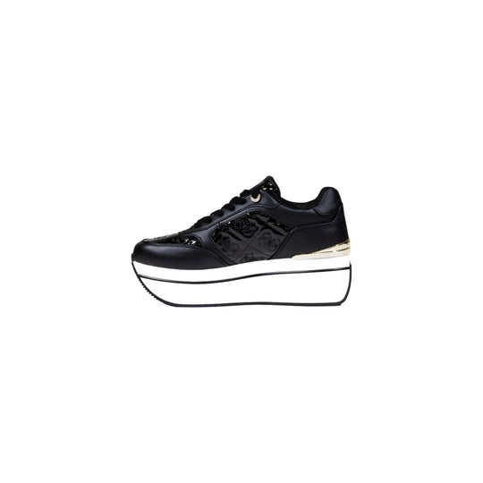 Guess Black Polyethylene Platform Sneakers