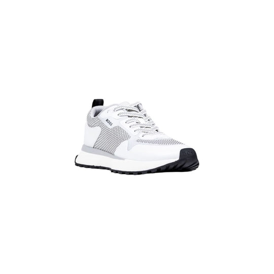 Hugo Boss White Polyester Athletic Sneakers