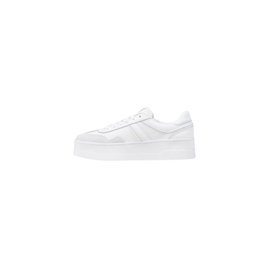 Tommy Hilfiger Jeans White Artificial Leather Platform Sneakers