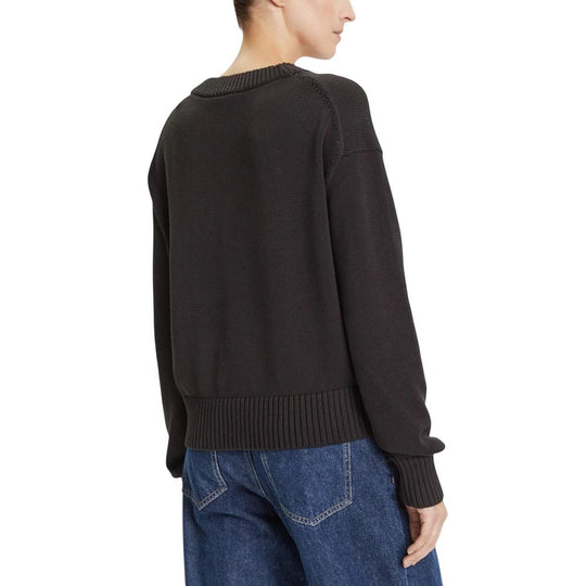 Calvin Klein Jeans Black Cotton Sweatshirt