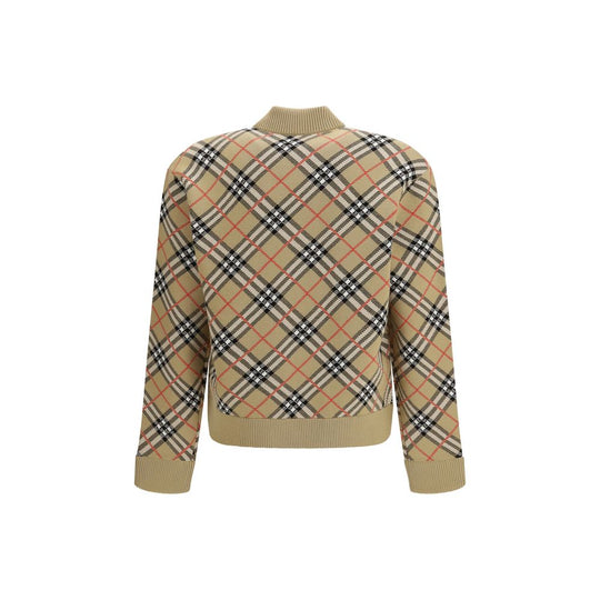 Burberry Beige Wool Bomber