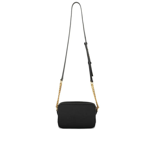 Balmain Black Cotton Shoulder Bag
