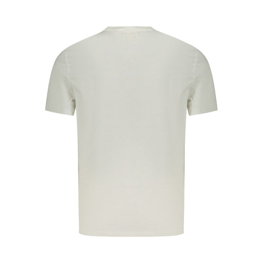 Calvin Klein White Cotton Men T-Shirt