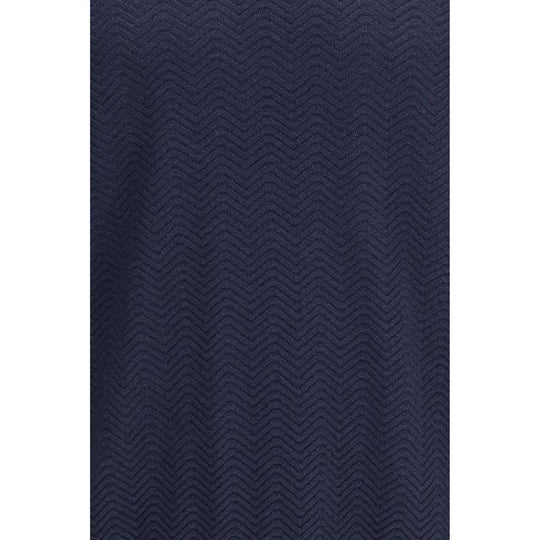 Giorgio Armani Blue Silk Sweatshirt