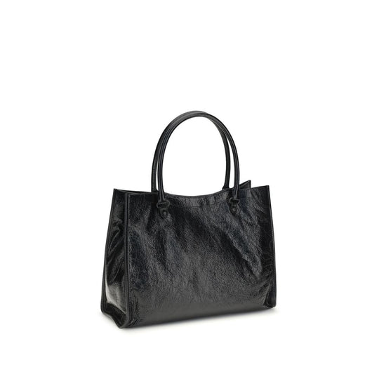 Balenciaga Black Lamb Ovis Aries Aries Shoulder Bag