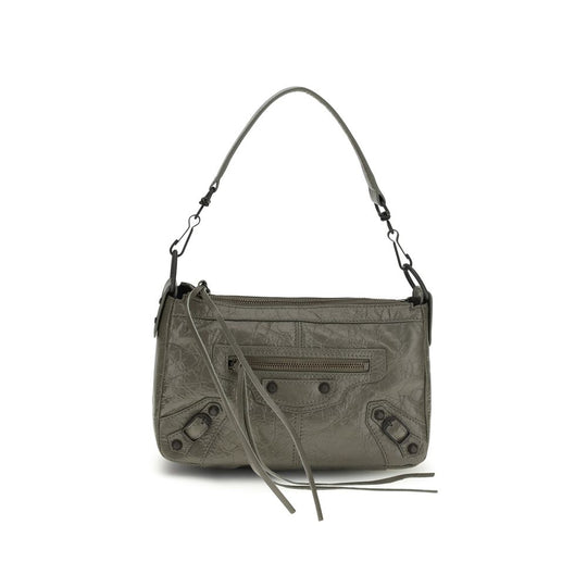 Balenciaga Bicolor Lamb Ovis Aries Aries Shoulder Bag