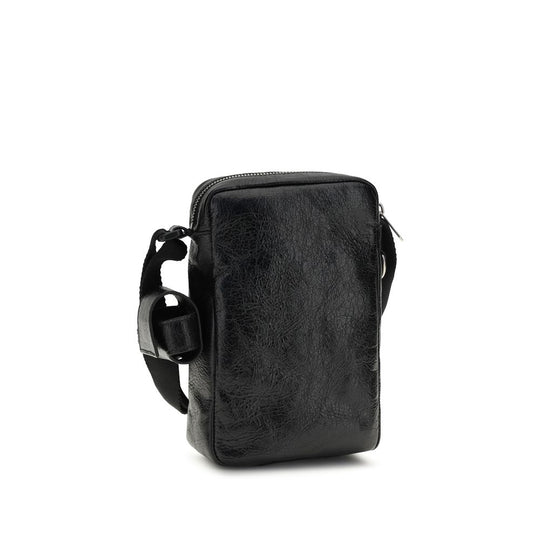 Balenciaga Black Lamb Ovis Aries Aries Shoulder Bag
