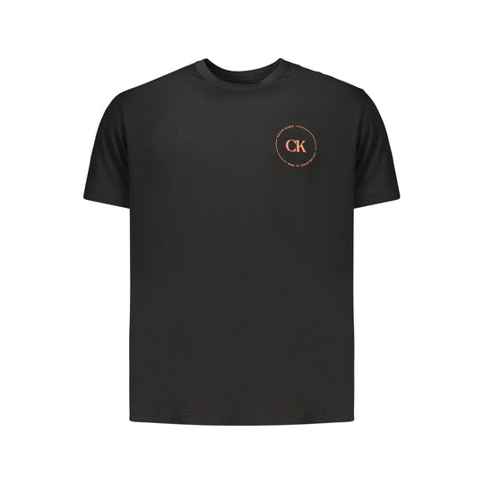 Calvin Klein Black Cotton Men's T-Shirt