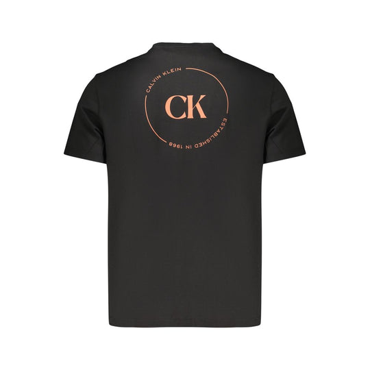 Calvin Klein Black Cotton Men's T-Shirt