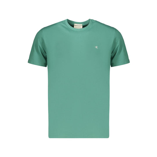 Calvin Klein Green Cotton Mens T-Shirt