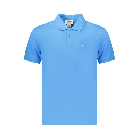Calvin Klein Azzurro Cotton Men's Polo
