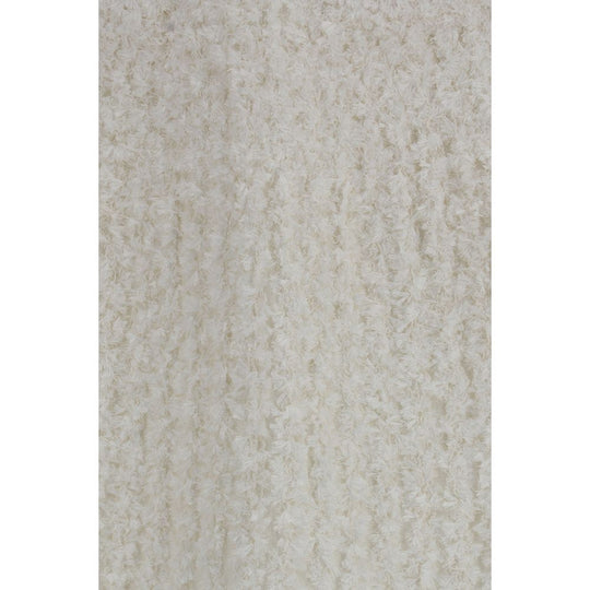Balmain White Viscose Mini Skirt
