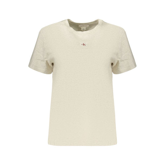 Calvin Klein Gray Cotton Women's T-Shirt