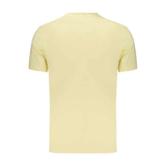 Calvin Klein Yellow Cotton Men's T-Shirt