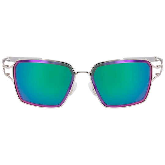 Nike Gray Metal Sunglasses