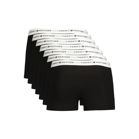 Tommy Hilfiger Black Cotton Mens Underwear