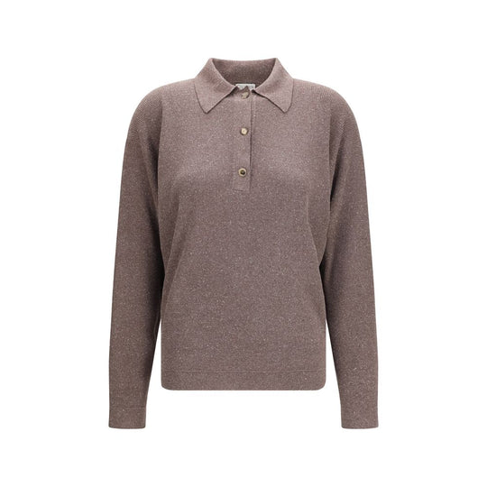Calvin Klein Brown Silk Sweatshirt