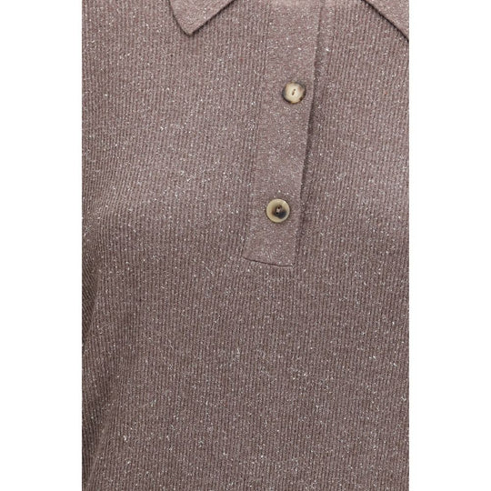 Calvin Klein Brown Silk Sweatshirt