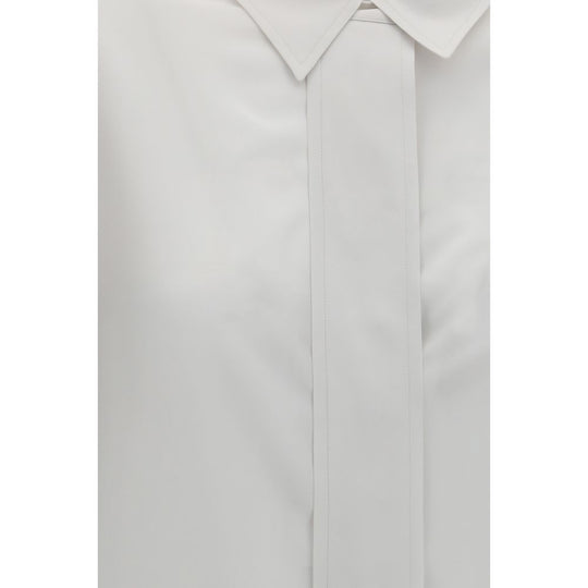 Calvin Klein White Silk Dress Shirt