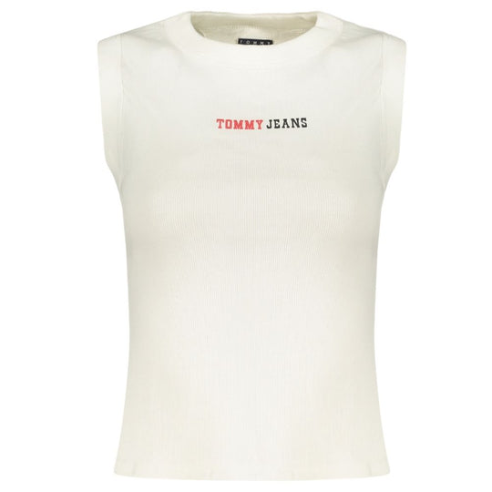 Tommy Hilfiger White Cotton Women's Tank