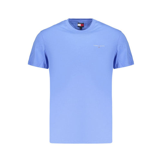 Tommy Hilfiger Light Blue Cotton Men's T-Shirt