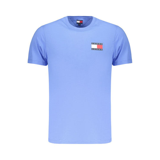 Tommy Hilfiger Blue Cotton Men's T-Shirt