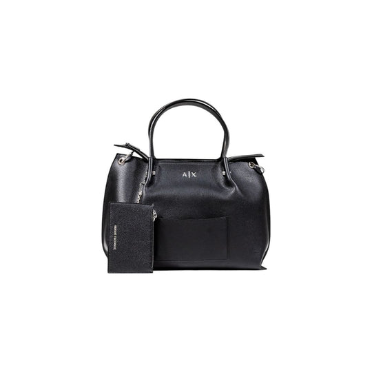 Armani Exchange Black Polyester Handbag