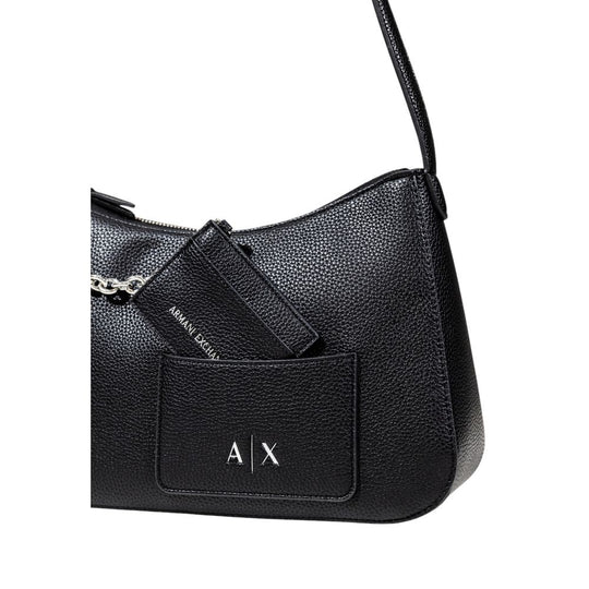 Armani Exchange Black Polyester Handbag